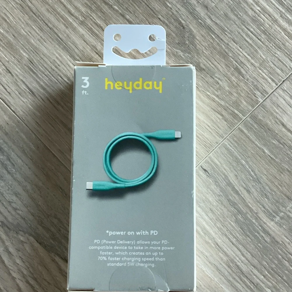 Heyday Light Pink Fast Charging Cable